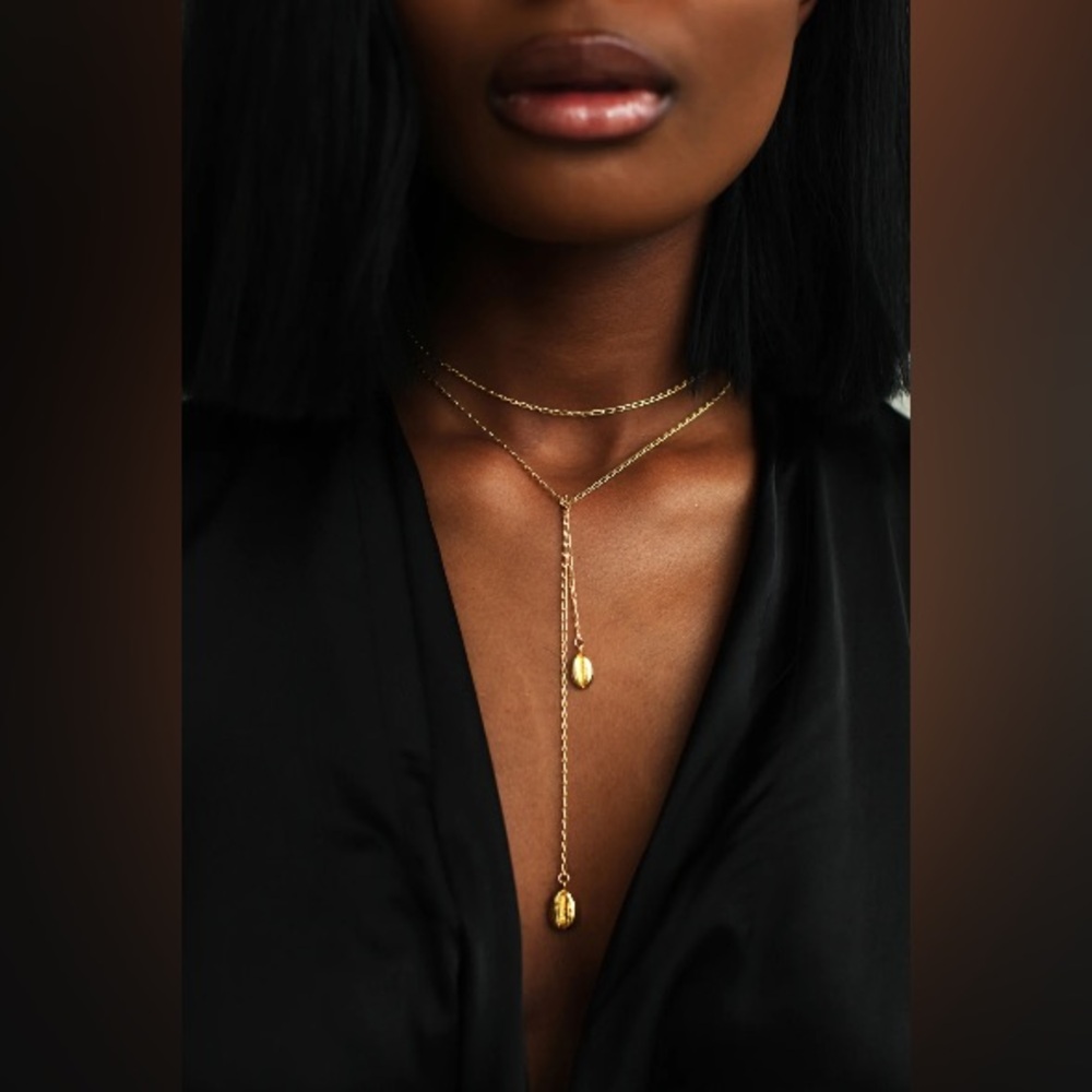 Omi Woods Cowrie Infinity Necklace